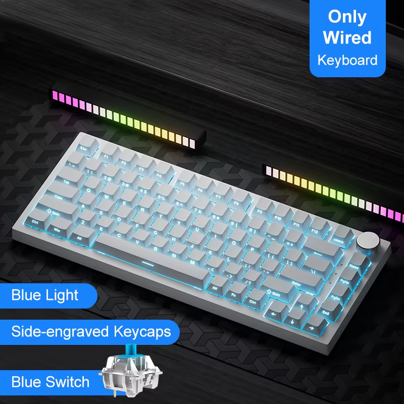 Ajazz AK820/AK820Pro Gaming Mechanical Keyboard Bluetooth 5.1