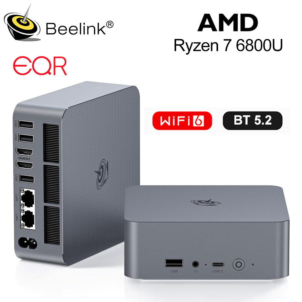 Beelink EQR6 DDR5 Ryzen7 6800H/6800U Ryzen 5 6600H Windows 11 ミニ