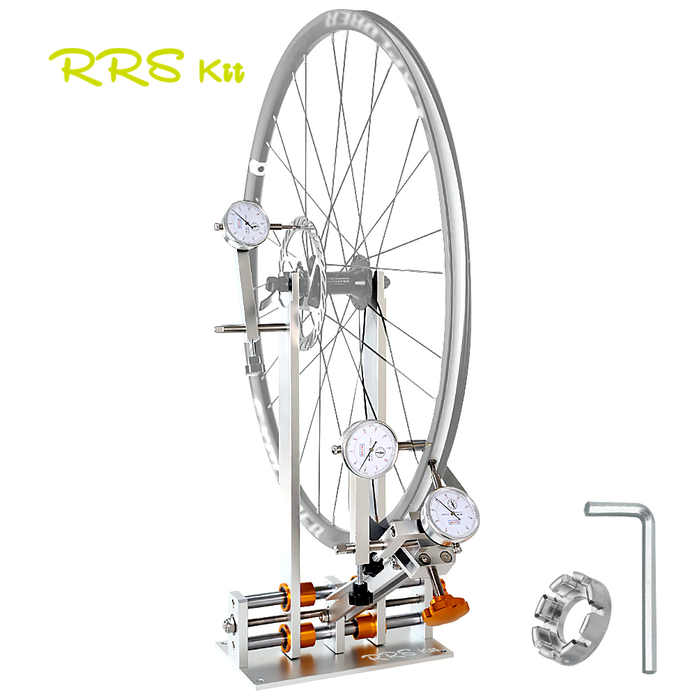 Rrskit Bicycle Wheel Truing Stand Tire Adjustment Stand MTB Road