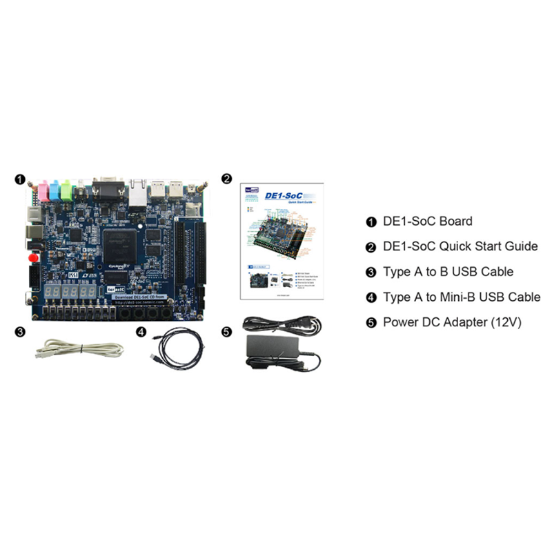 Terasic altera DE1-SOC、Cyclone v、fpga開発ボード、p0159 - AliExpress