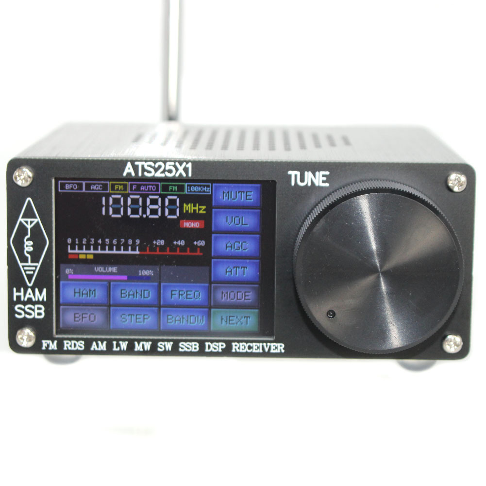 ATS25X1 ATS-25 Si4732全帯域ラジオ受信機fm lw (mw sw) ssb + 2.4