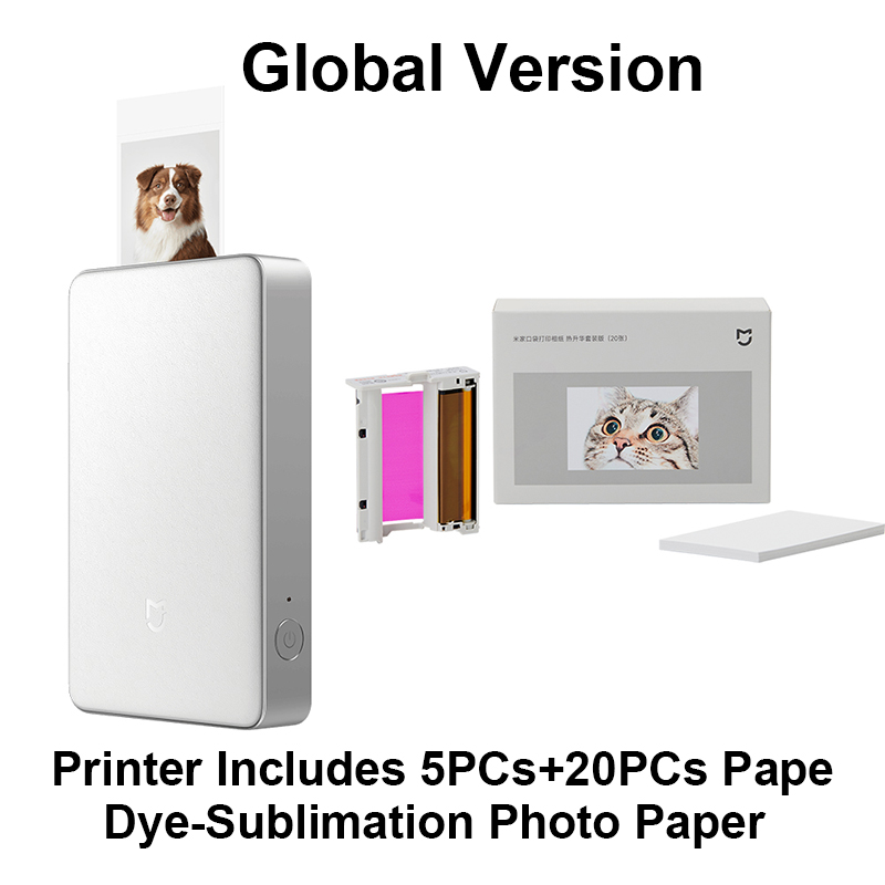Xiaomi Portable Photo Printer pro - 313dpi Dye-Sublimation Instant
