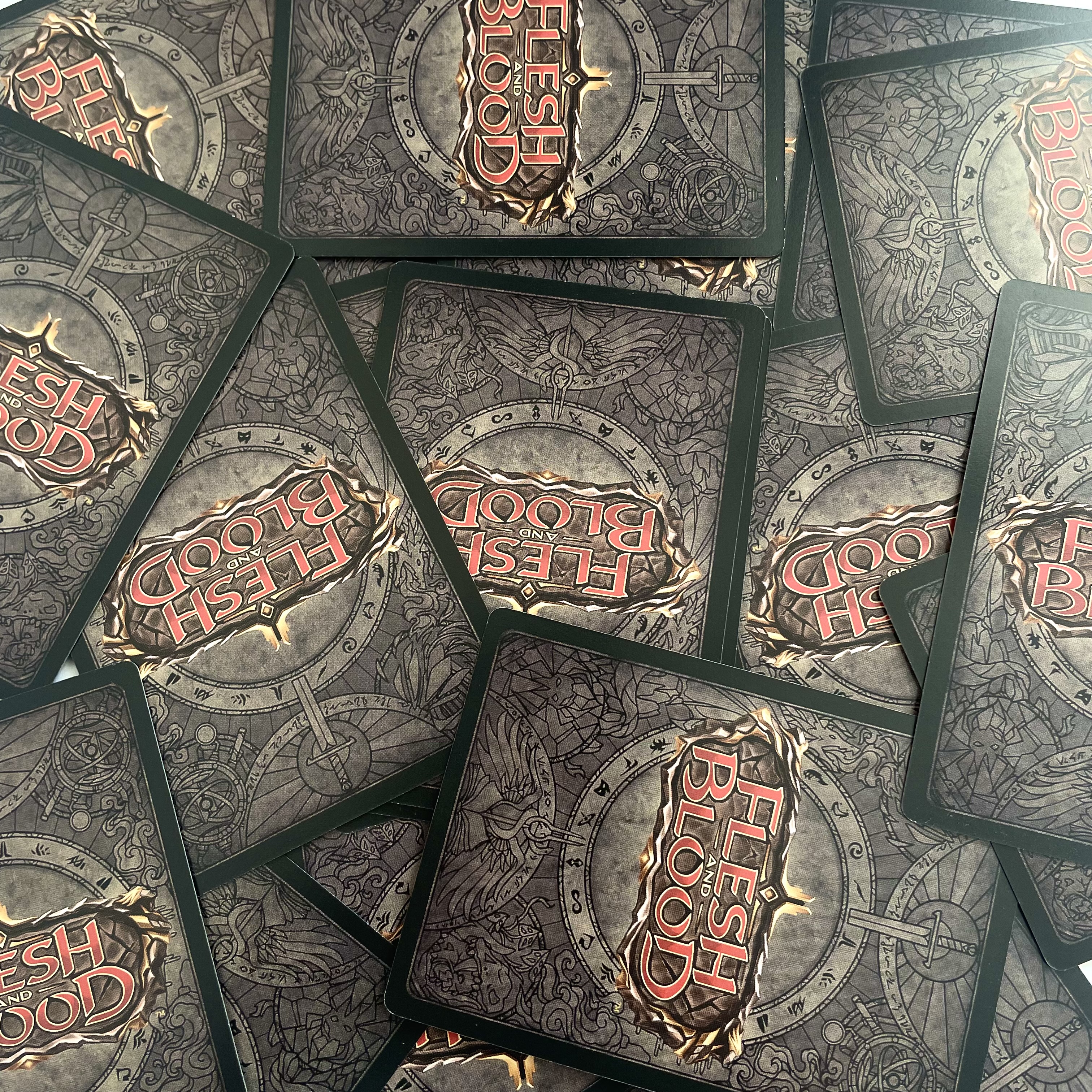 FAB COLD FOIL Crown of Dominion Felling of the Crown Flick Knives