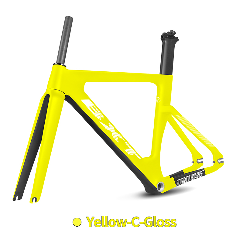 BXT-フォーク付きカーボントラックバイクフレーム,シートポスト,固定