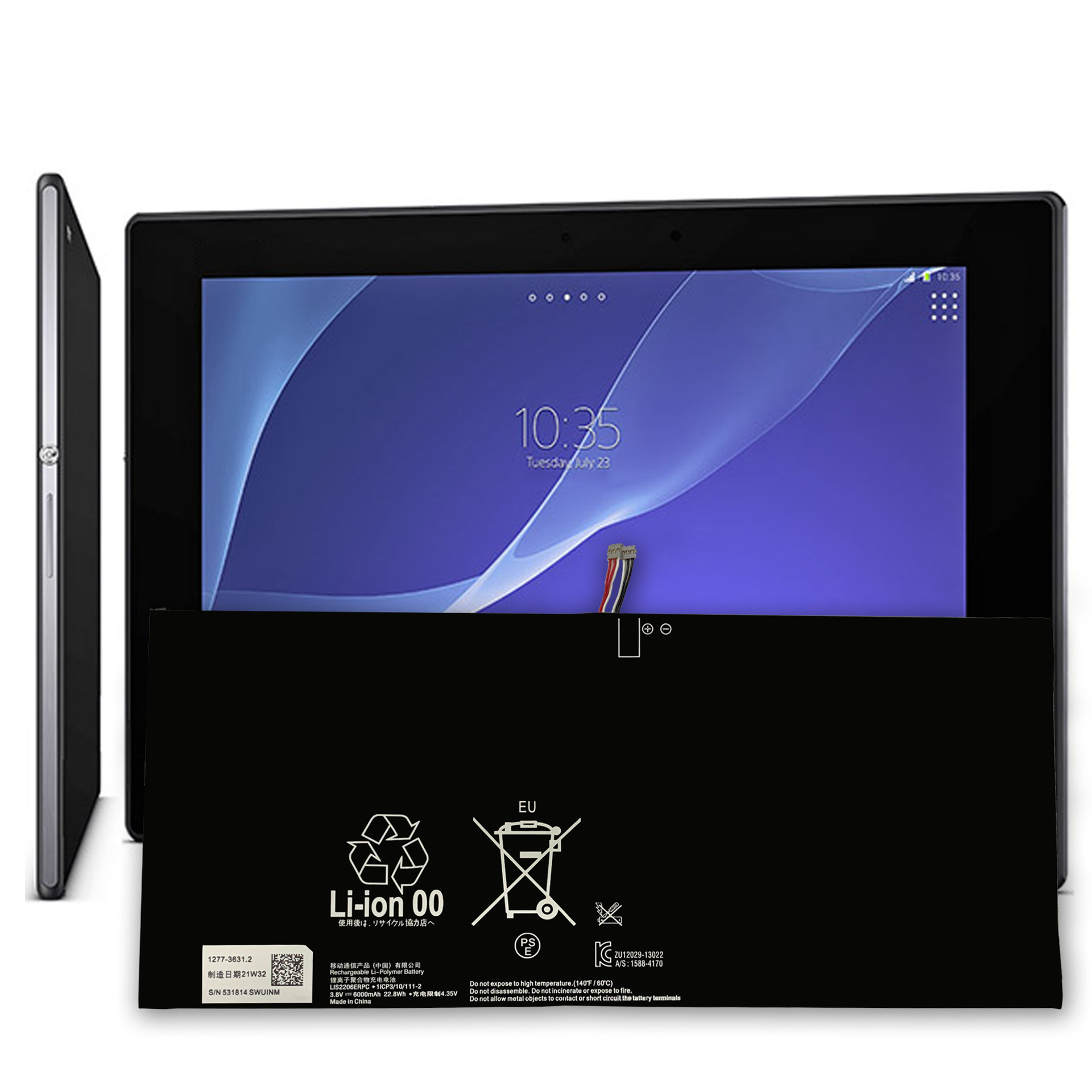 Tablet Battery For SONY Xperia Tablet Z2 SGP541CN SGP511 SGP512