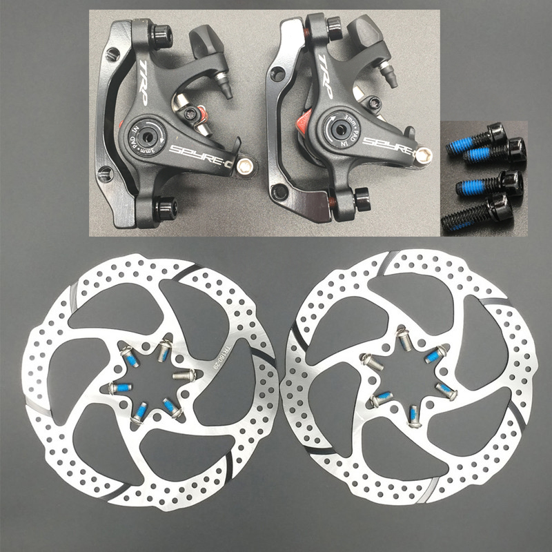 TRP Spyre-C Alloy Mechanical Disc Brake Caliper Set Post Mount