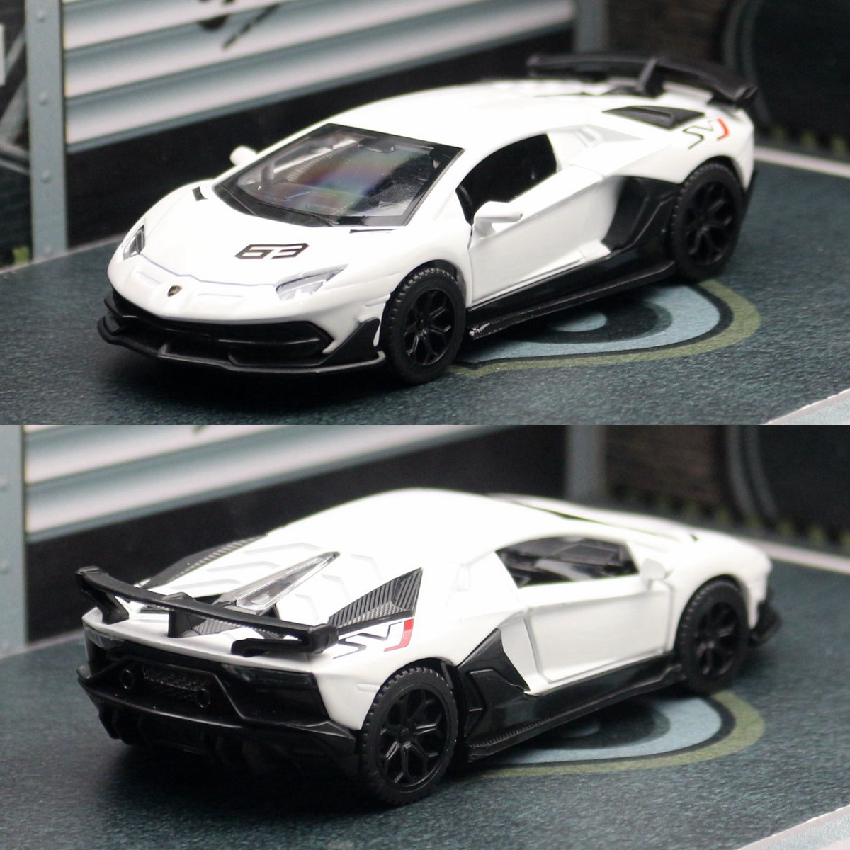 1/43 Lamborghini Aventador SVJ63 Toy Car Model Diecast Metal