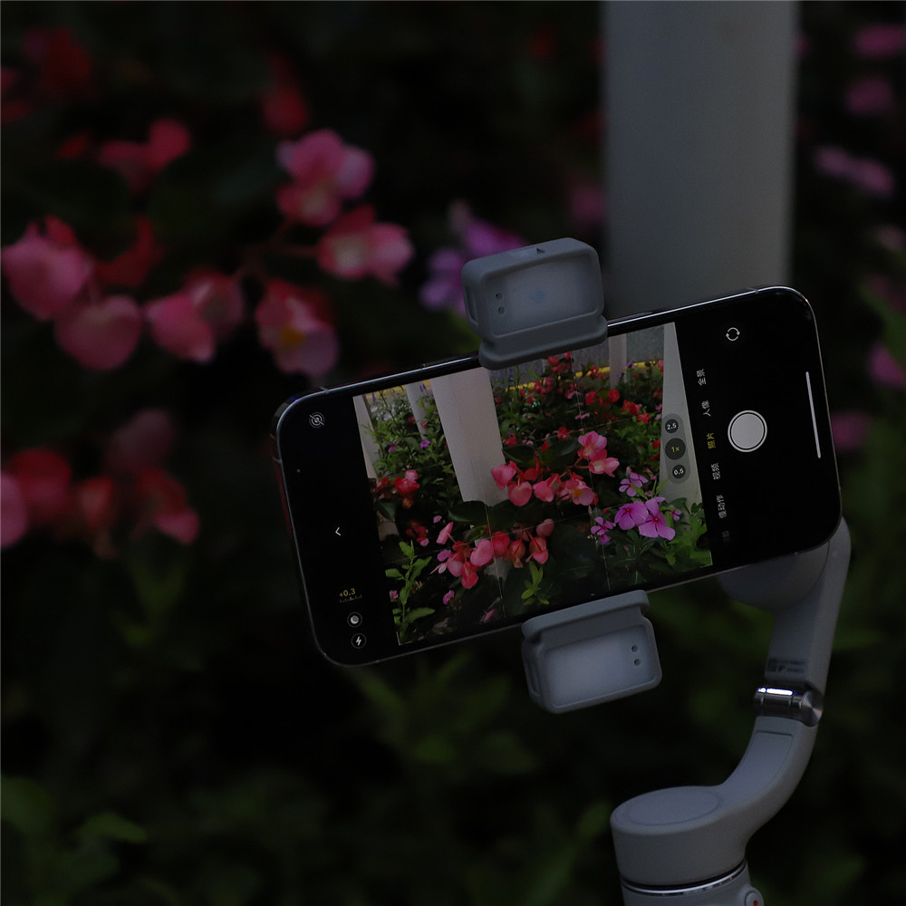 Fill Light Phone Clamp for DJI OM 6/5/SE Adjustable Brightness