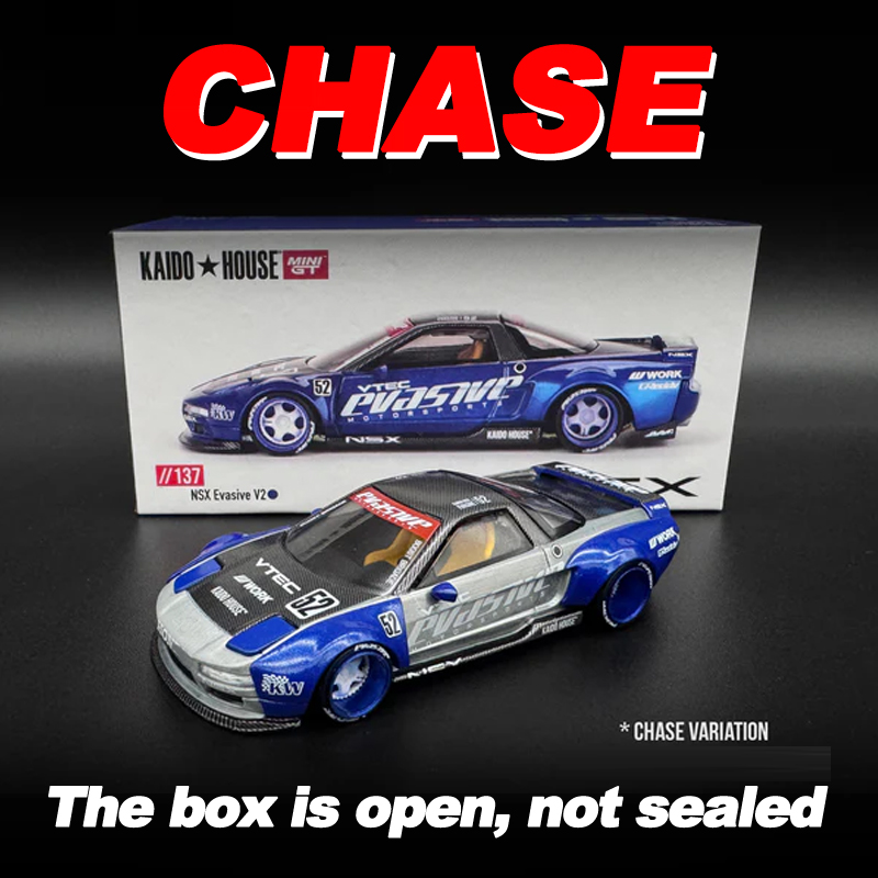 Kaido House NSX Blue Evasive V2 wide-body alloy car model 137
