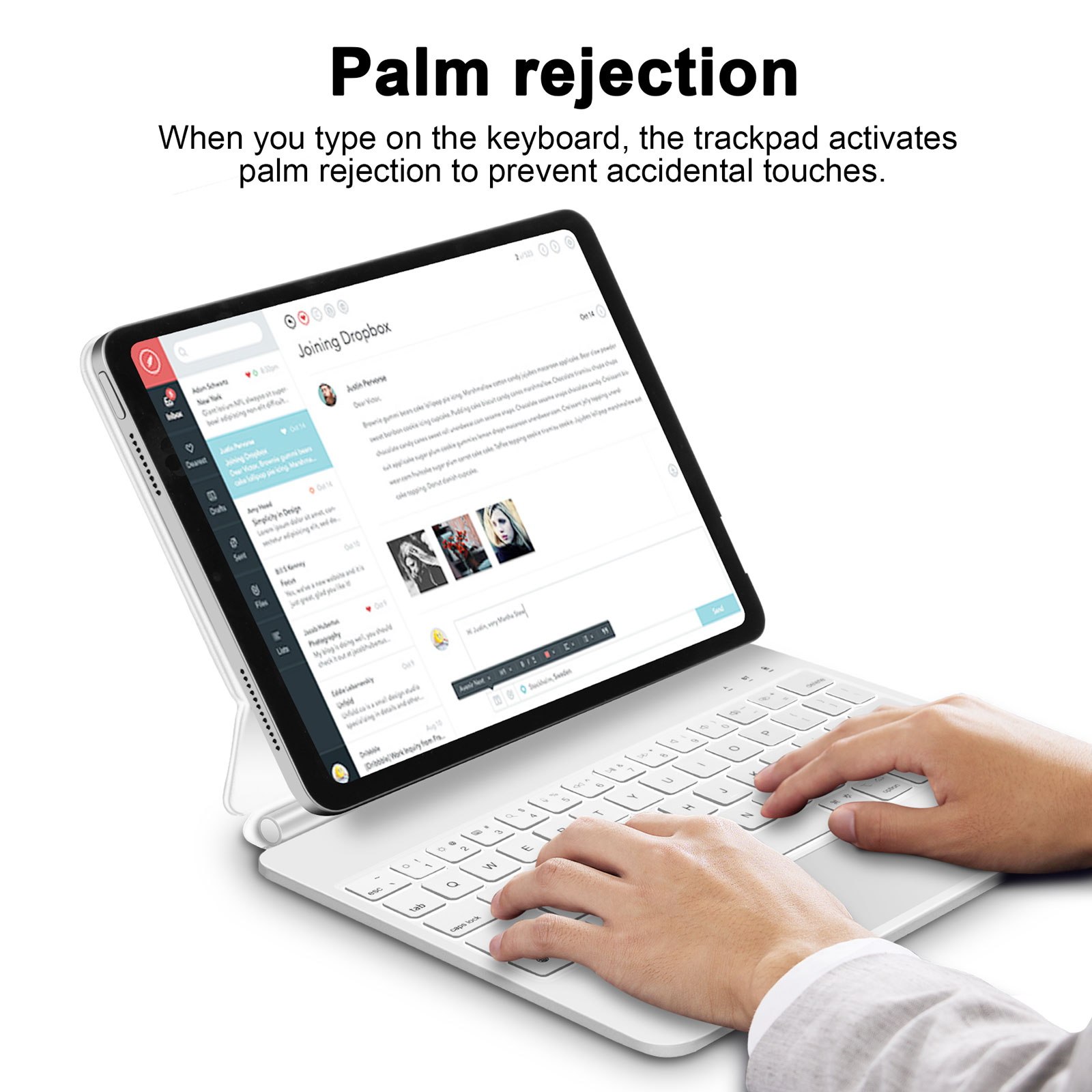 GOOJODOQ マジックキーボード iPad Pro 11 2024 Air 4 Air 5 Air 6