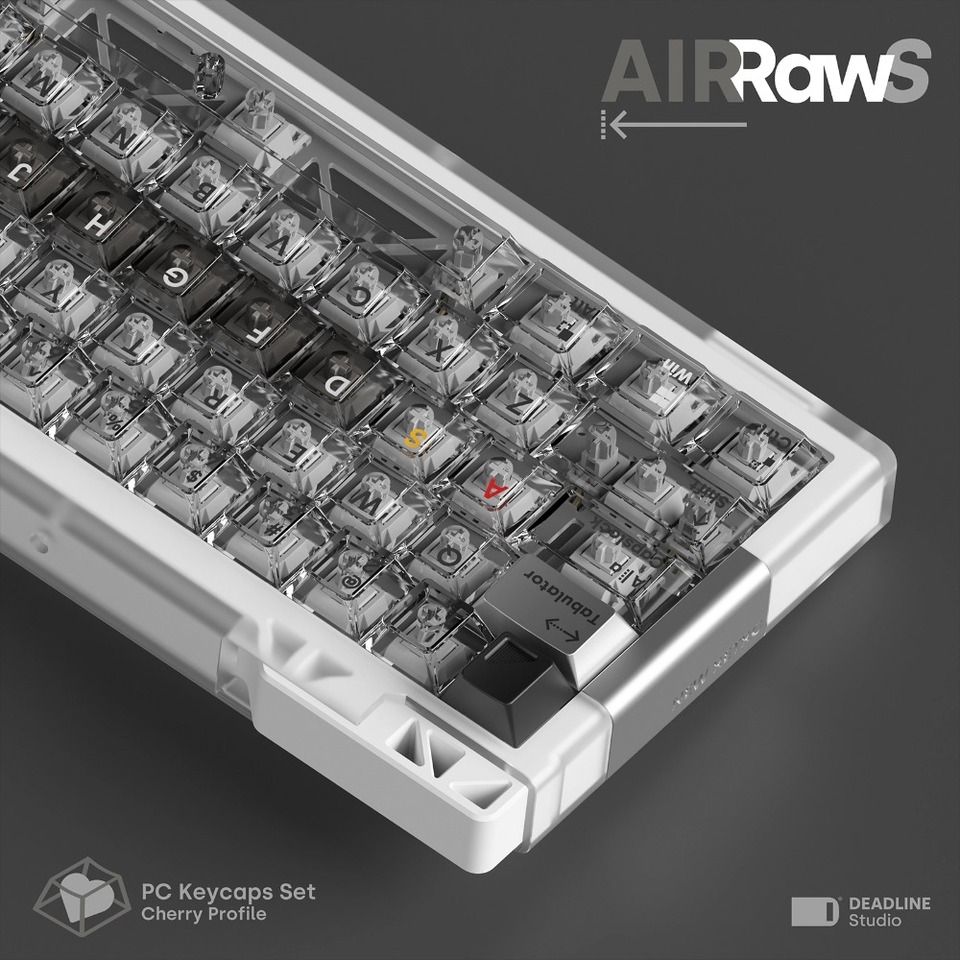 DEADLINE AirRawS Theme Keycap Set 136keys PC Translucent Custom