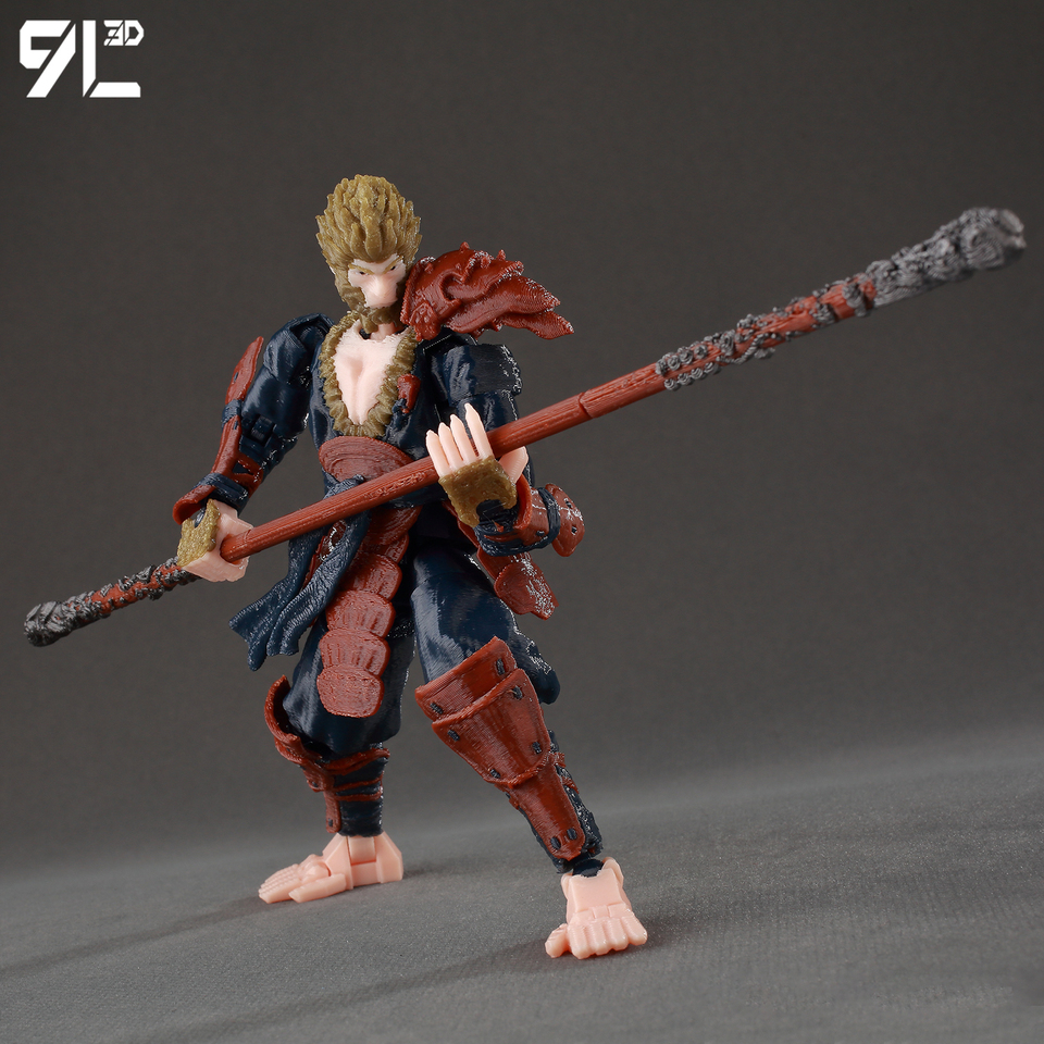 9L3D Lucky13 Figure Dummy13 T13 Anime Action Wukong Cloud Ride