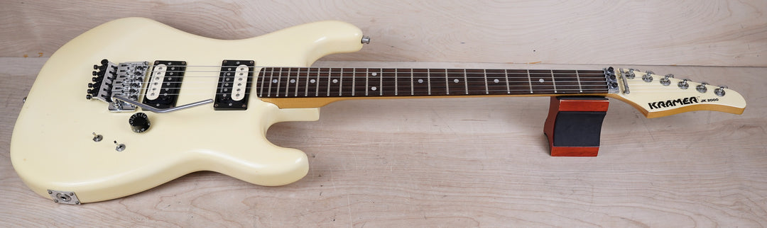 Kramer JK2000 MIJ 1980's White Original Floyd Rose Seymour Duncan