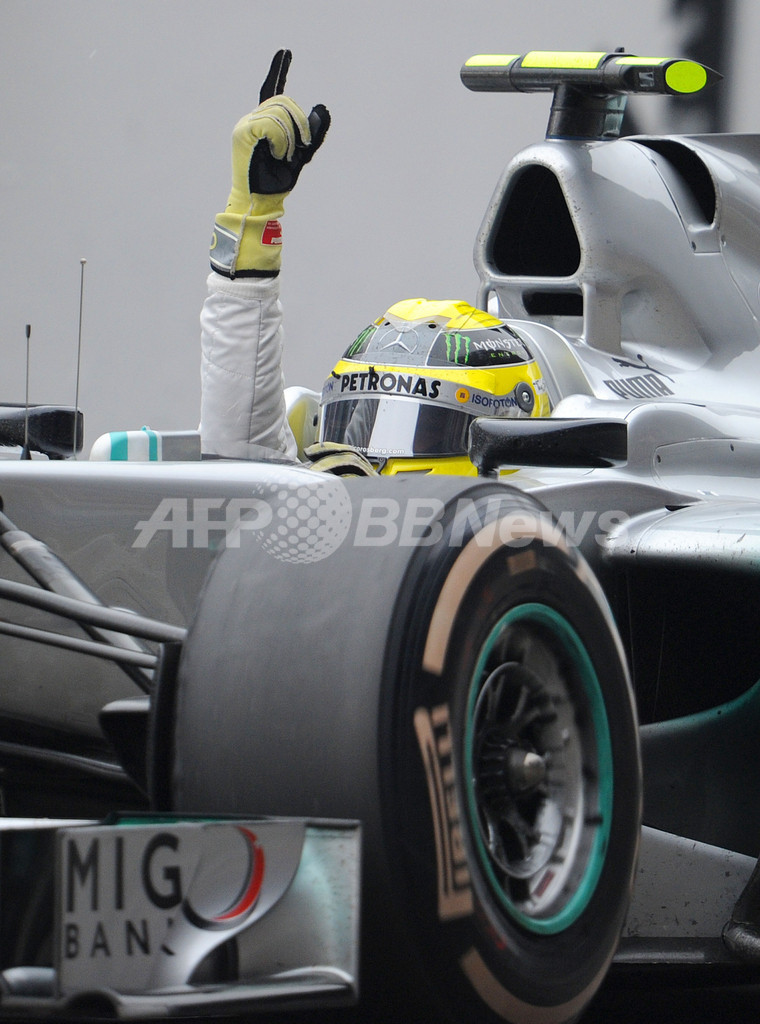 ロズベルグがF1初優勝、可夢偉は10位に終わる 中国GP 写真15枚