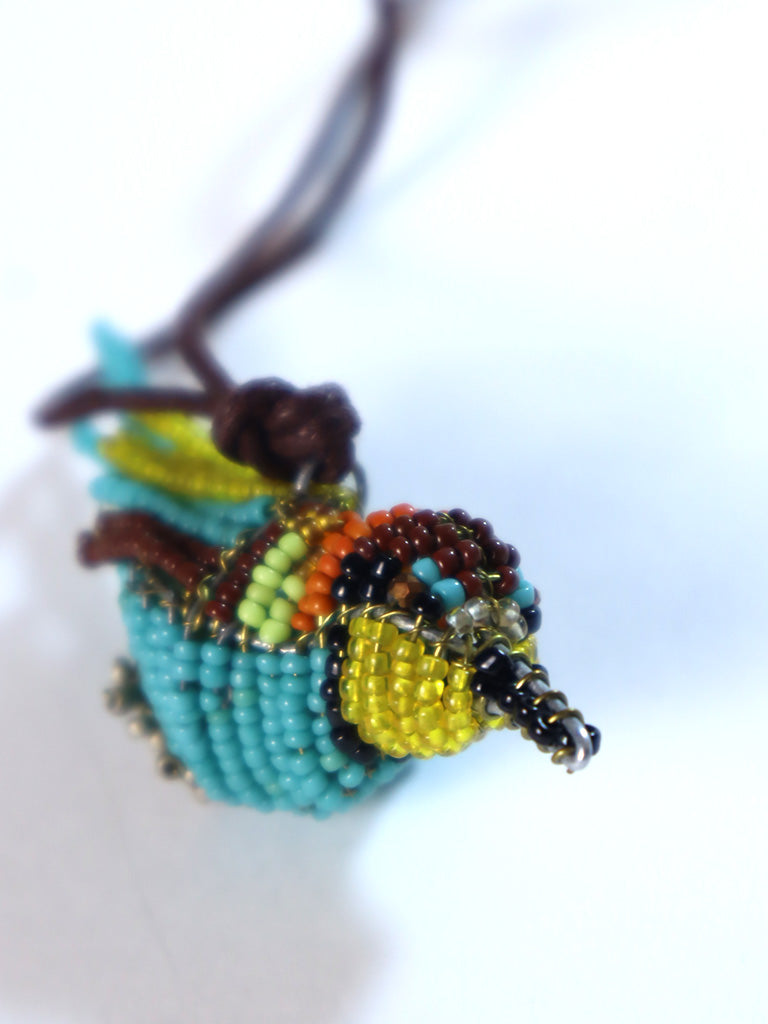 南アフリカの野鳥のビーズ・ネックレス / ヨーロッパハチクイ – 梅田