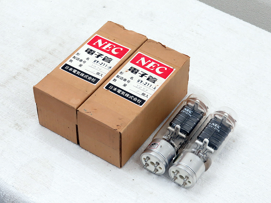 エヌイーシー NEC UV-211A (2本) 真空管 @16963 / 中古オーディオ買取