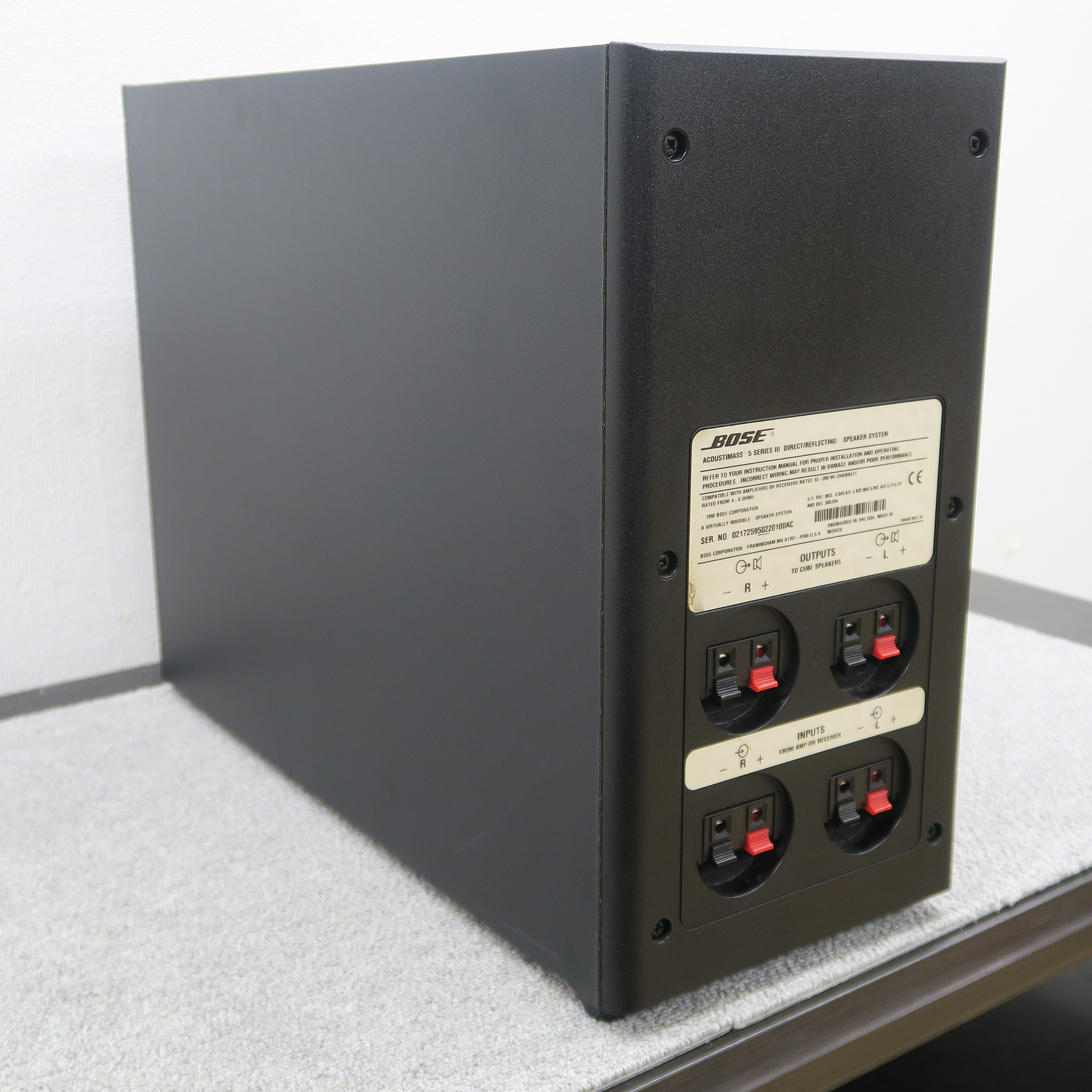 Cランク】ボーズ BOSE Acoustimass 5 Series III スピーカーセット