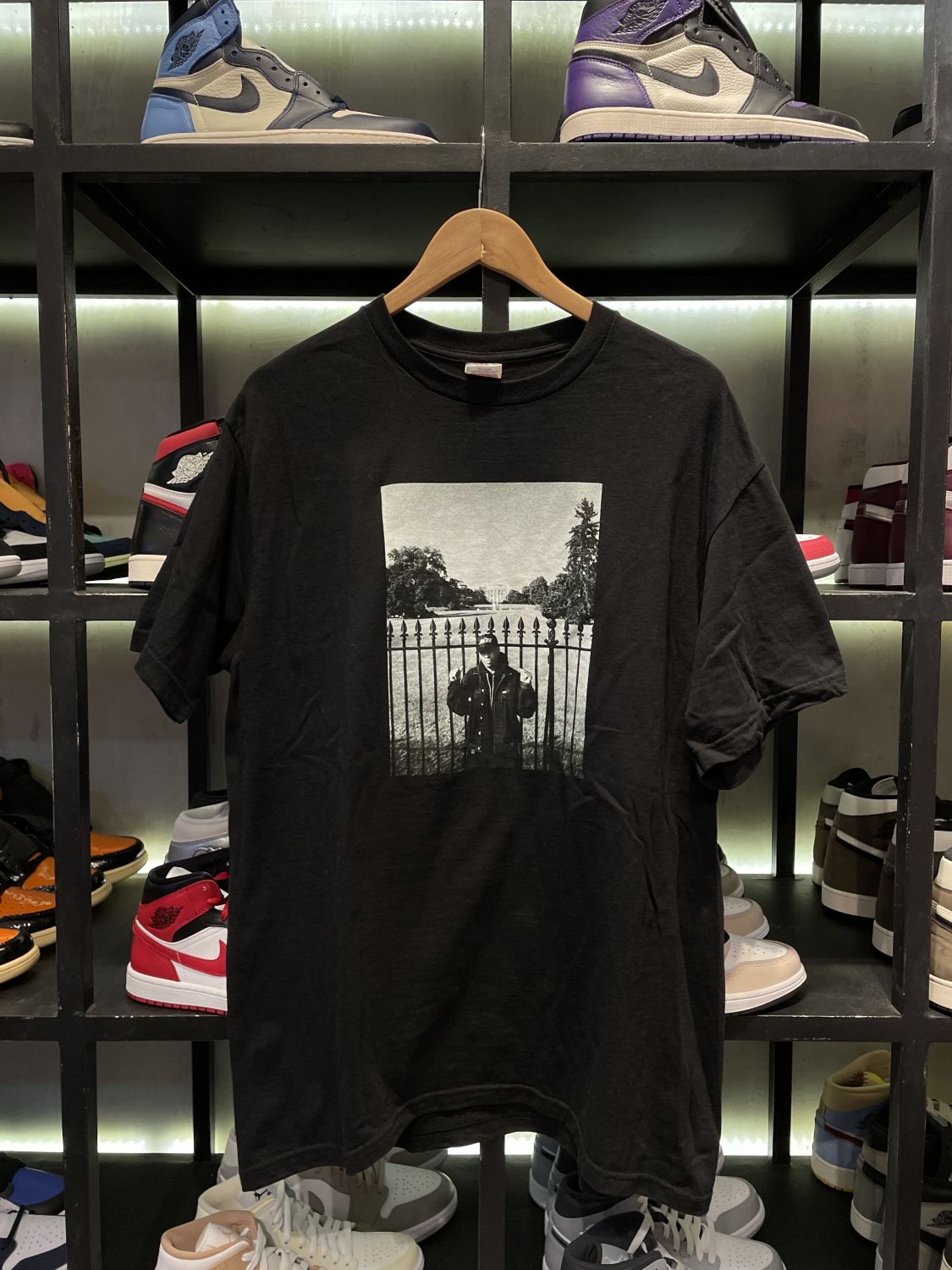 Supreme X Public Enemy X Undercover Black In The White House Tee