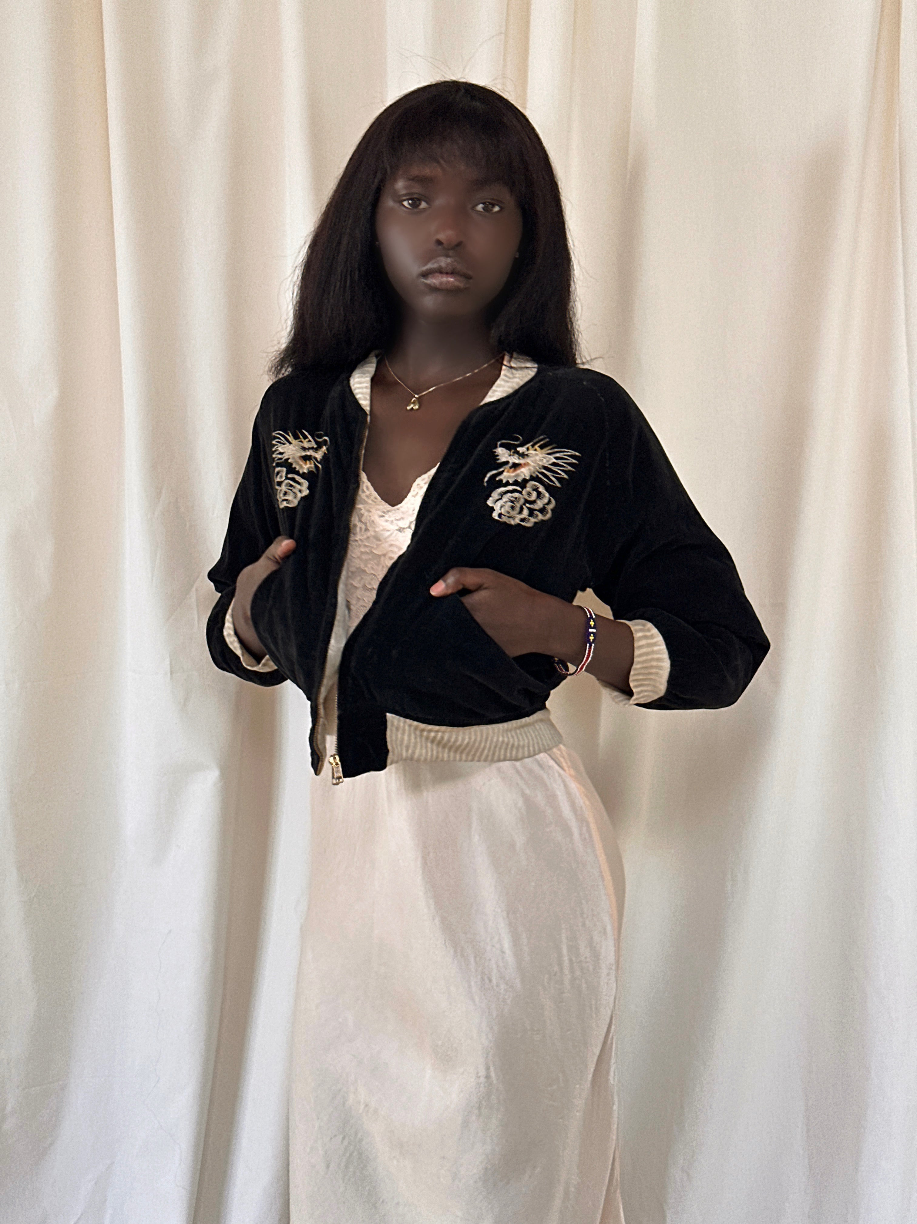 Vintage 1950's Okinawa Velvet Souvenir Jacket – Afterlife Boutique