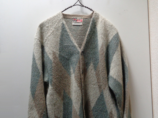 60'S REVERE ARGYLE PATTERN MOHAIR CARDIGAN（アーガイル柄モヘア