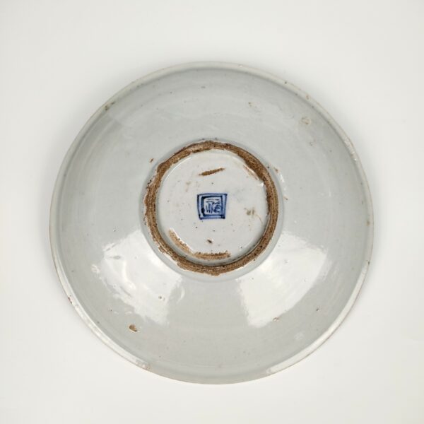 初期伊万里 亀甲菊文七寸皿 – 古美術西川