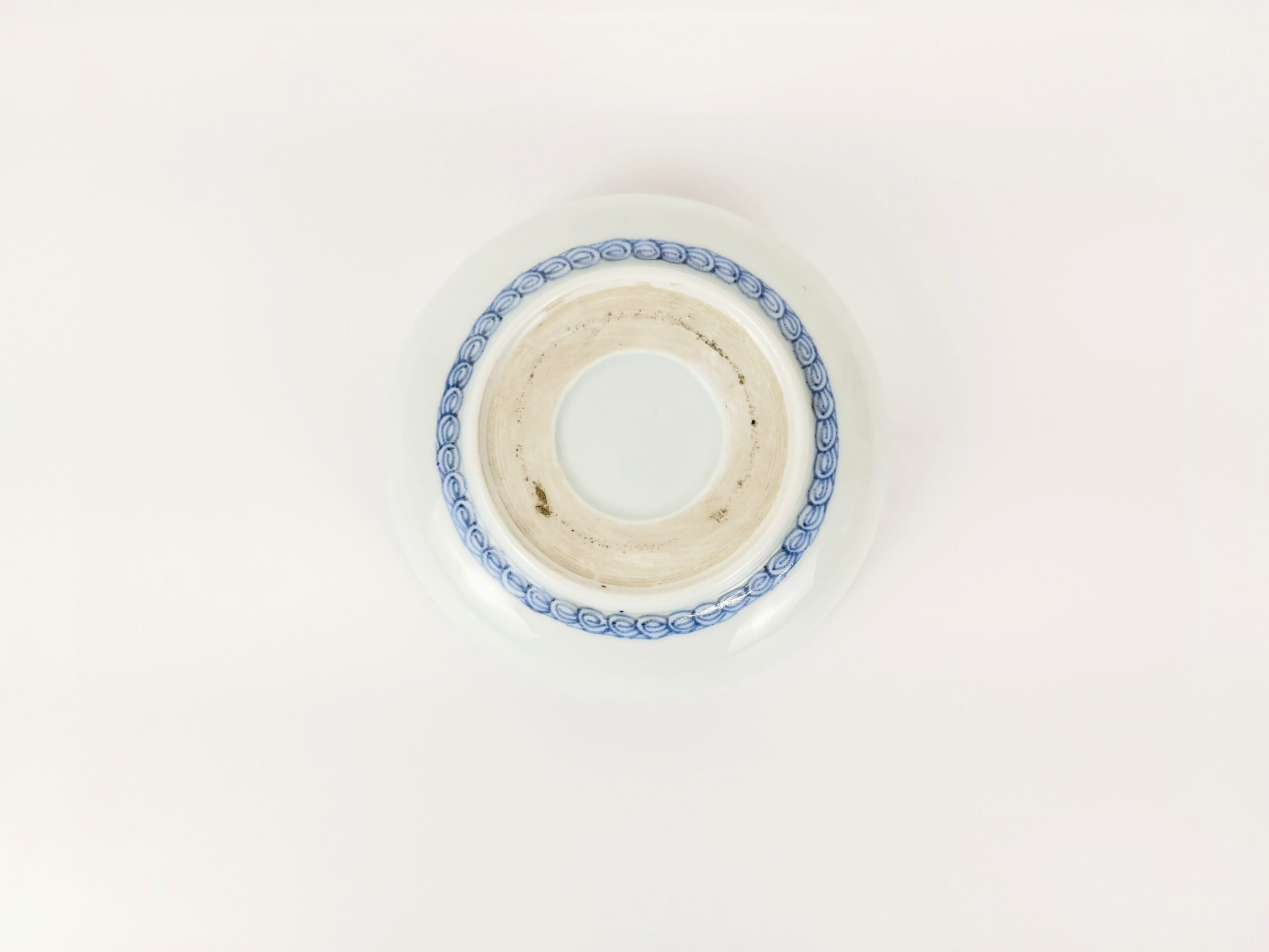 伊万里 染付団龍瓔珞文なます皿 – 古美術西川