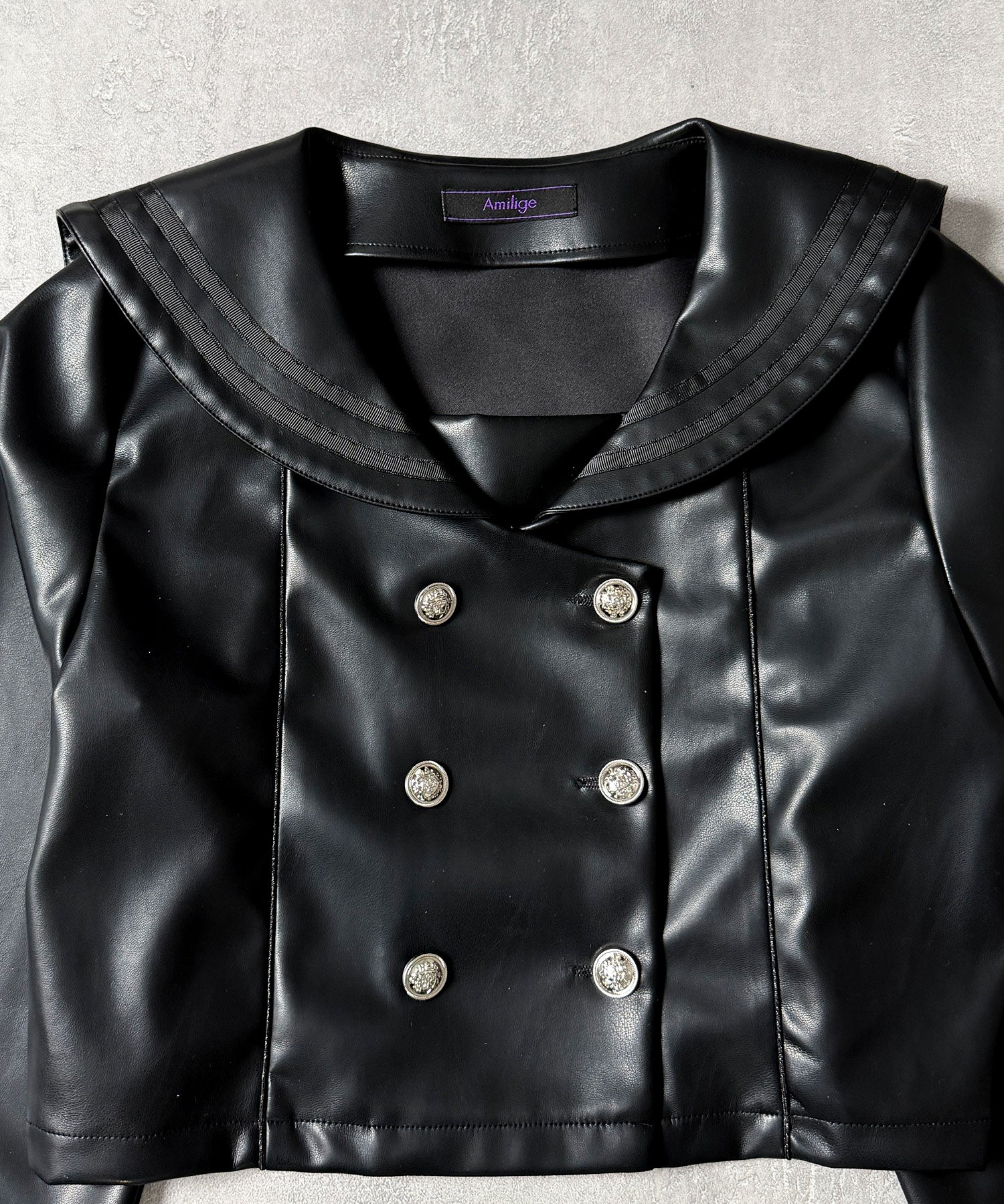 PUレザーセーラーセットアップ– A AM STUDIO