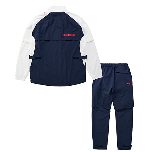 ルコック QGMXJH00W ストレッチフォーサー 上下セット レインウエアの