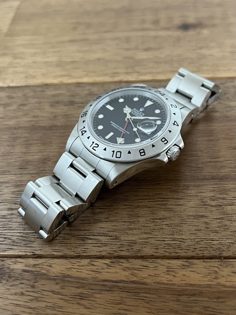 中古 ロレックス エクスプローラー2 16570 ブラック(黒) N番