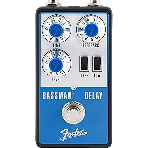 Fender Bassman Reverb - 2種類のリバーブを搭載するベース用ペダル