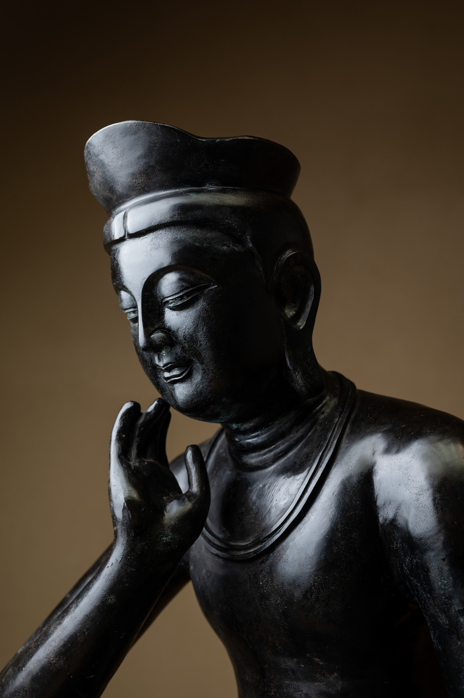 赤坂游ギャラリー｜ 金銅弥勒菩薩半跏思惟像 Bodhisattva Gilt bronze