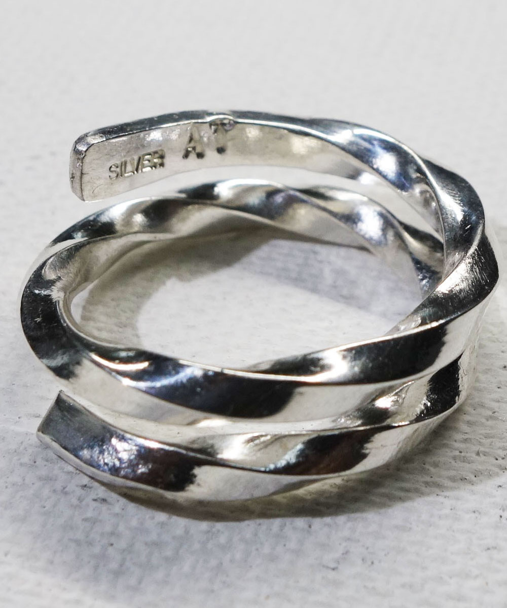 SILVER1000 SPIRAL TWIST RING(シルバー1000ツイストリング)｜Color