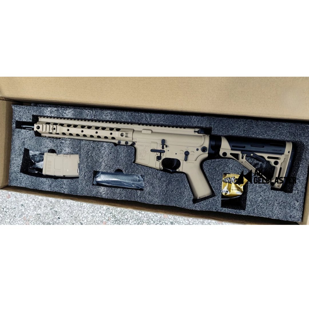 JINGJI SR16 Gel Blaster with split type metal gearbox in Tan