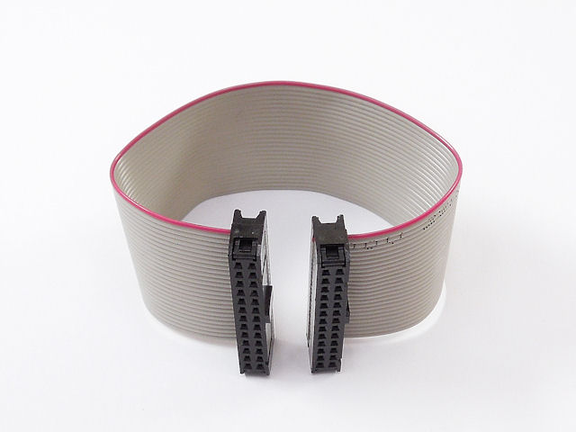 2×13(26P)両端コネクター付IDCリボンケーブル(フラットケーブル