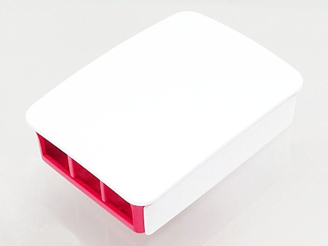 Raspberry Pi 2/B+用ケース(レッド/ホワイト): 開発ツール・ボード
