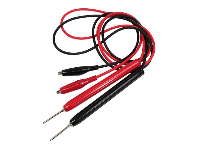 テスター棒⇔クリップケーブル 赤黒 1m TLA-204: 計測器・センサー