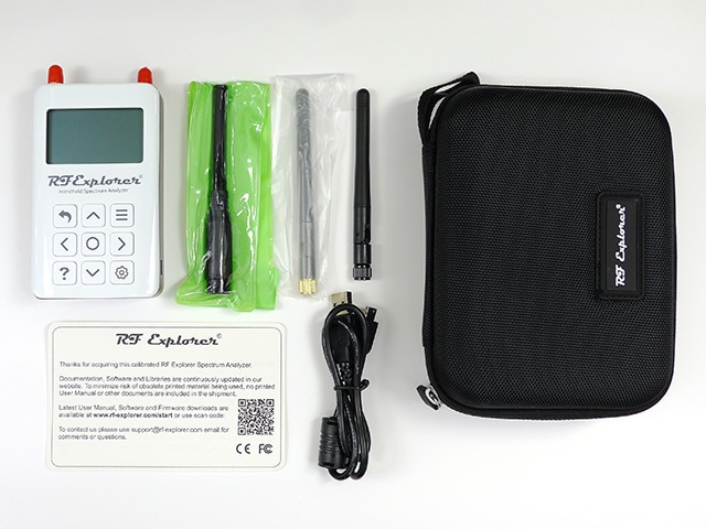 小型スペクトラムアナライザー RF Explorer-6G Combo+: 計測器