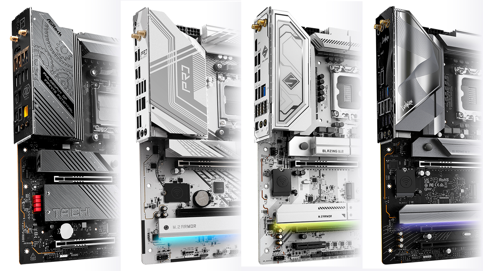 スペックを追求したマザーボード多数のASRock。大容量コンデンサーや