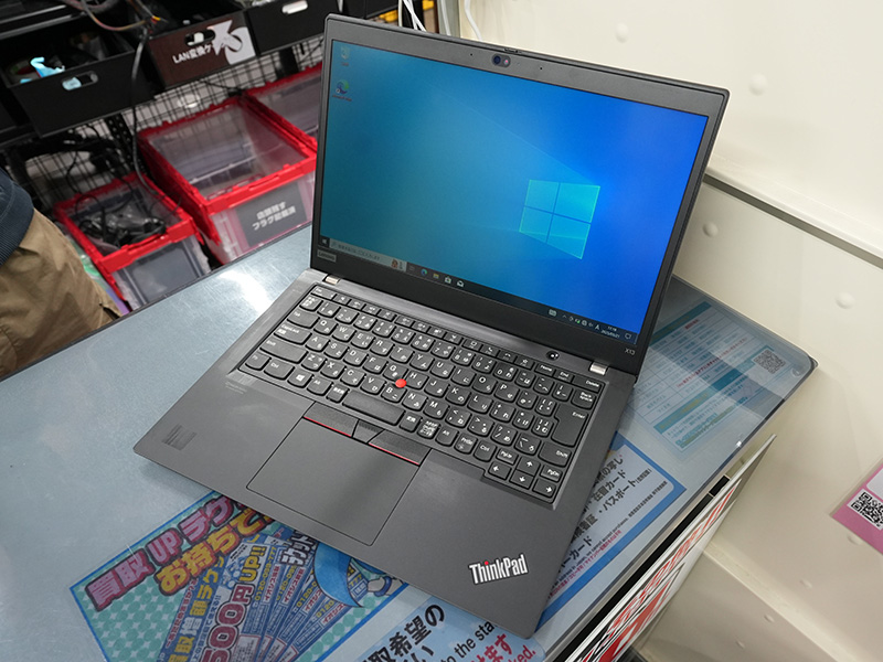 6コアRyzen+32GBメモリ搭載の「ThinkPad X13 Gen1」が41,800円！中古PC