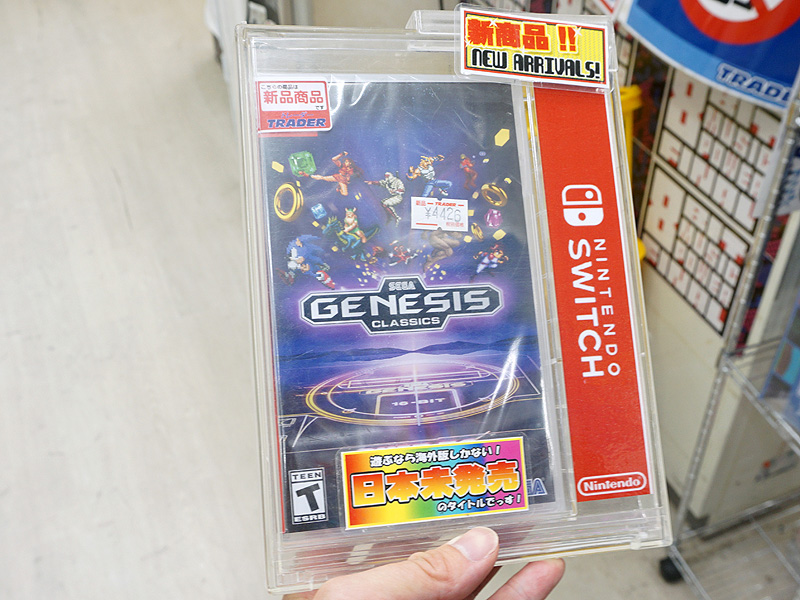 海外ソフト「SEGA GENESIS Classics」のNintendo Switch版が店頭入荷