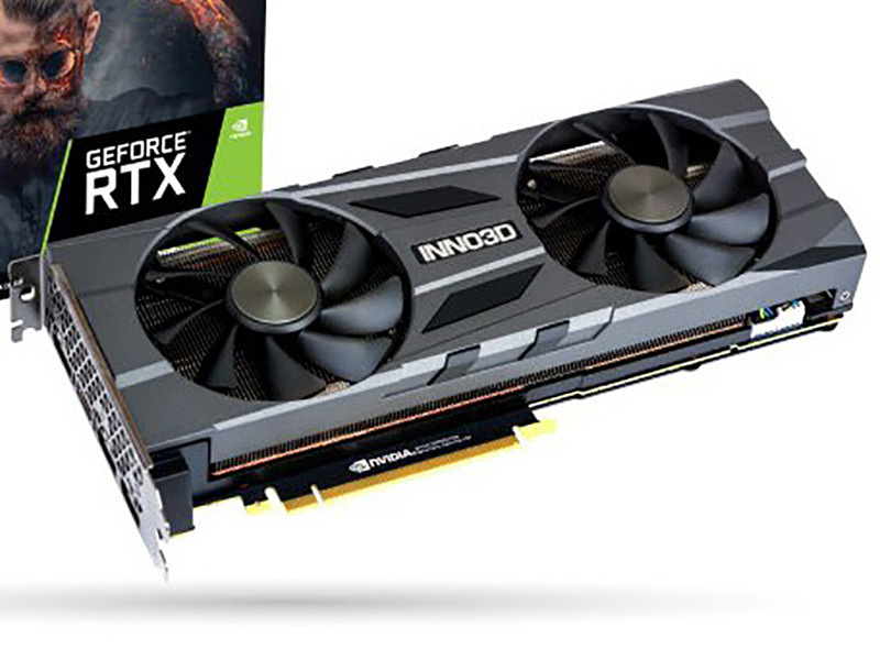 デュアルファンクーラー搭載のGeForce RTX 2080 SUPERがInno3Dから