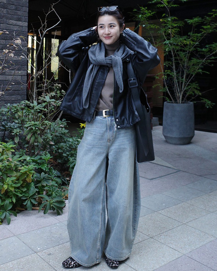 バギートップデニムパンツ | AKTE