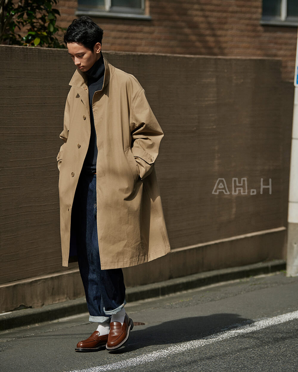 普通の服、普通のスタイル。 CASE 12 COAT, SWEATER, PANTS, SOCKS