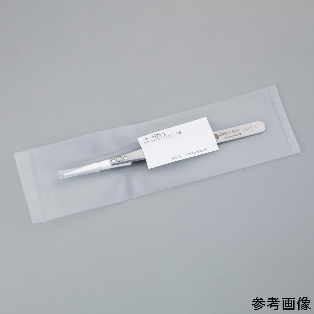 6-7909-15-77 セラミックチップピンセット SCC洗浄品 140mm 2AMZ