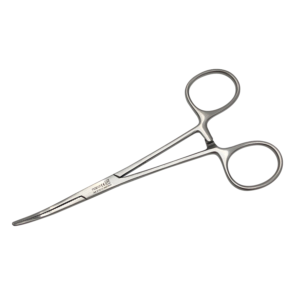 7-6970-04 ペアン止血鉗子 無鈎 曲 140mm AA 215/14 【AXEL】 アズワン