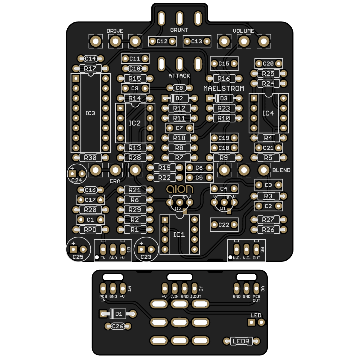 Maelstrom Bass Drive / Darkglass Microtubes B3K - Aion FX