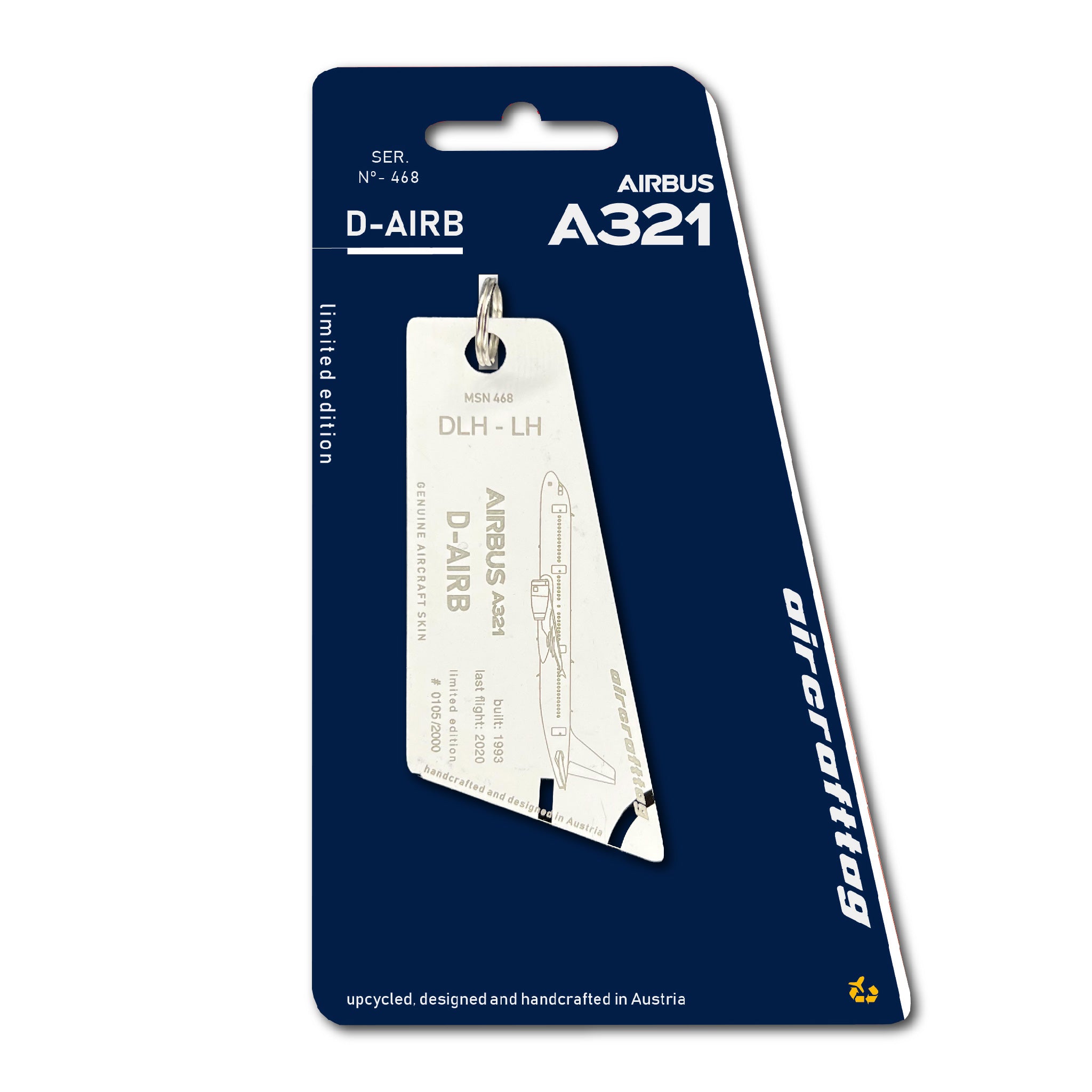 Airbus A321-100 - Lufthansa - D-AIRB – Aircrafttag