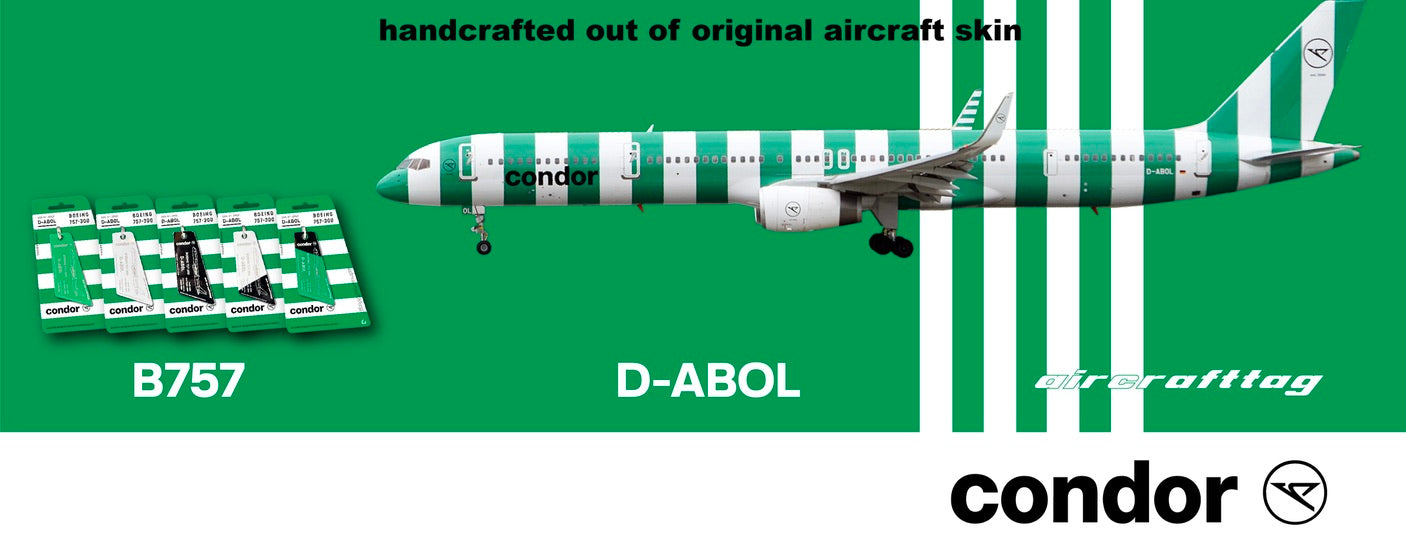 Aircrafttag - original aircraft skin