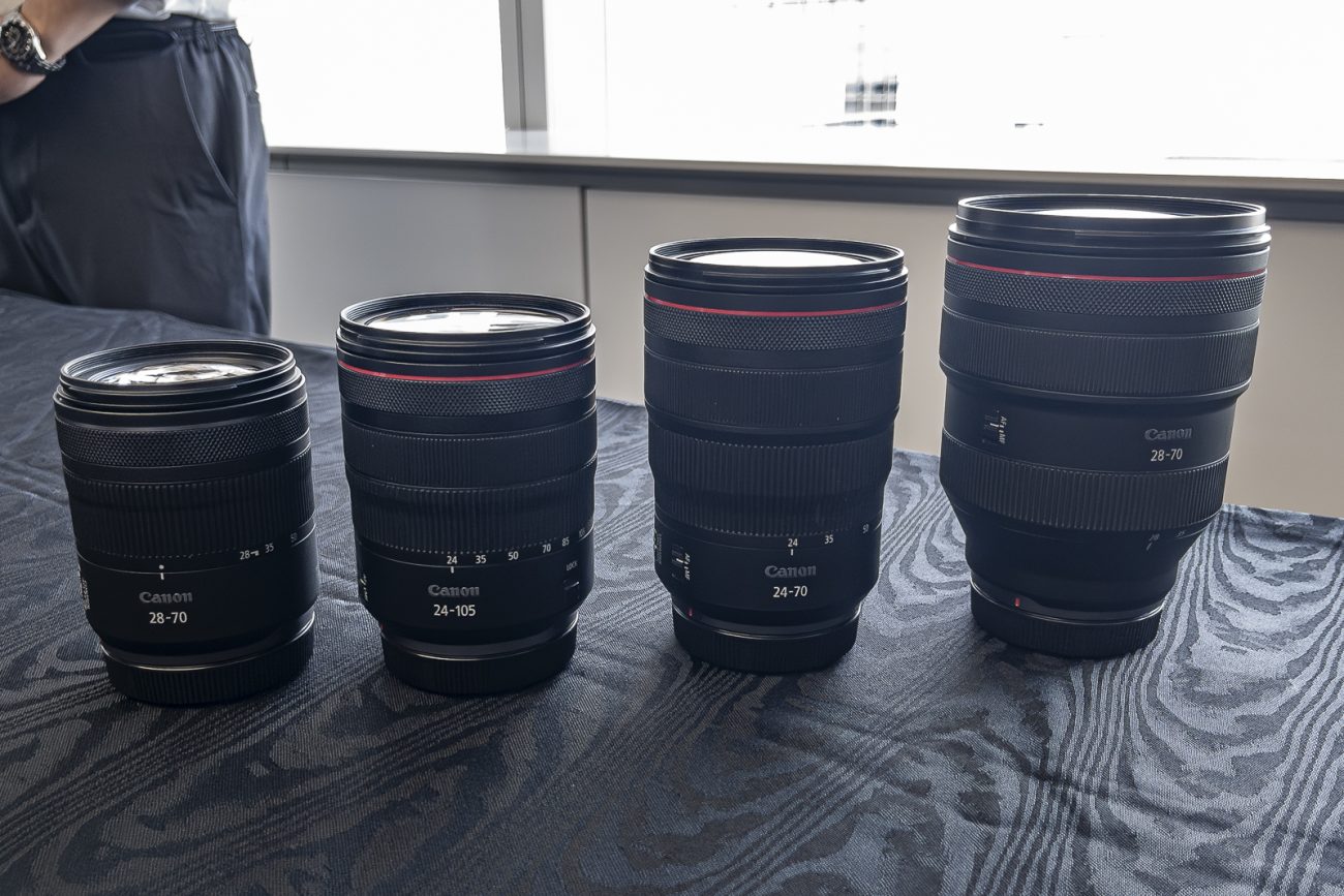 キヤノン、小型軽量でF2.8通しの標準ズームレンズ「RF28-70mm F2.8 IS