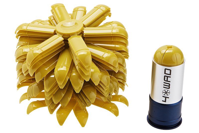 40MAX X LPS 40WAD エアソフトグレネードシェル ワッドキャップセット